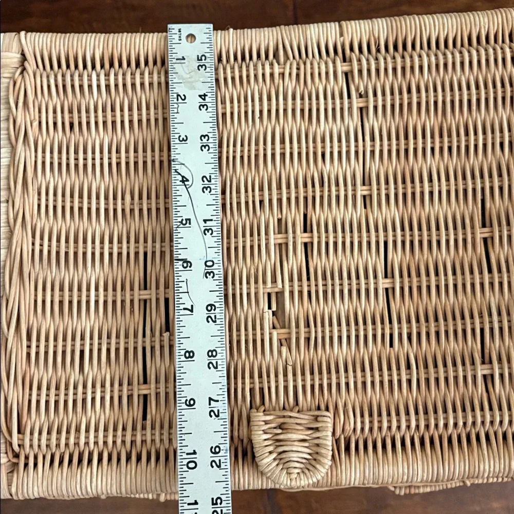 Elephant Wicker Storage Basket